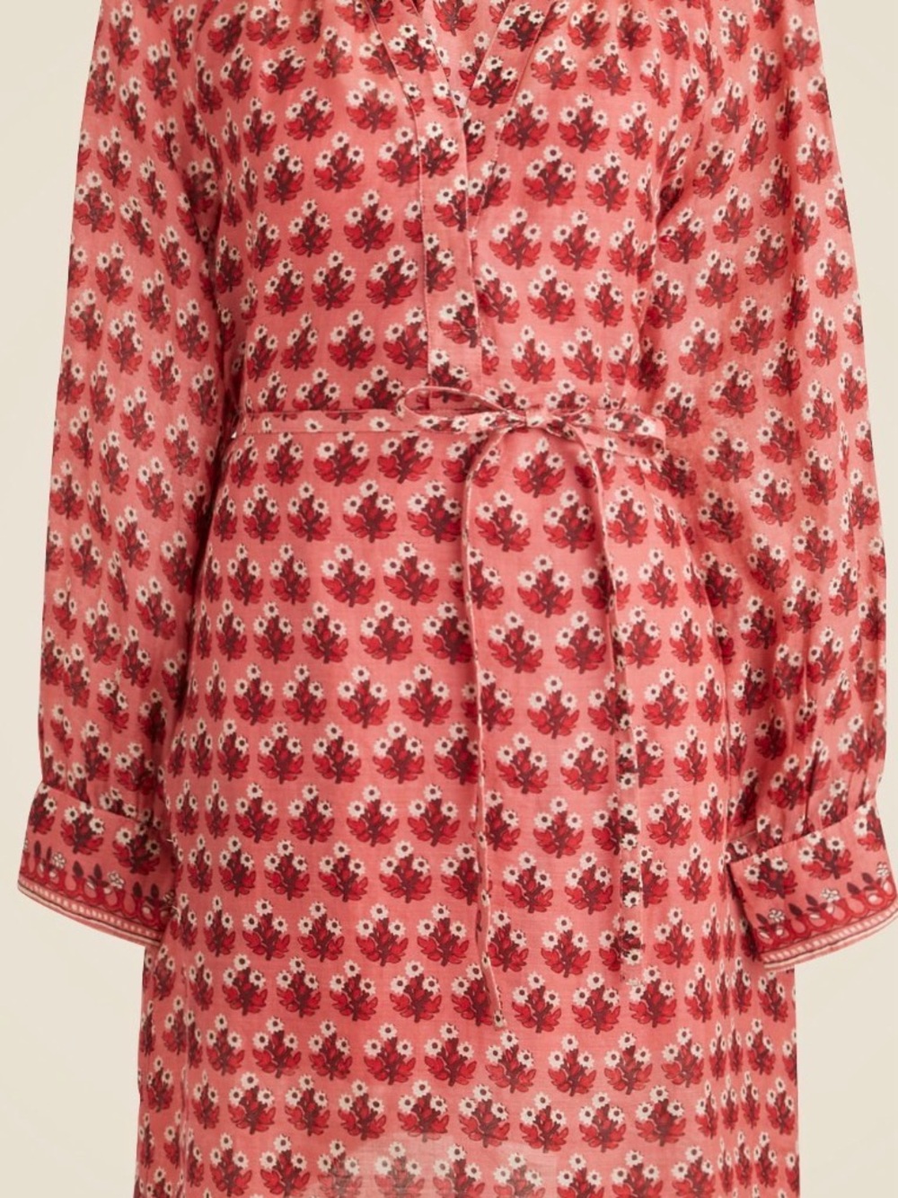 J. Crew Pink Floral Mini Dress